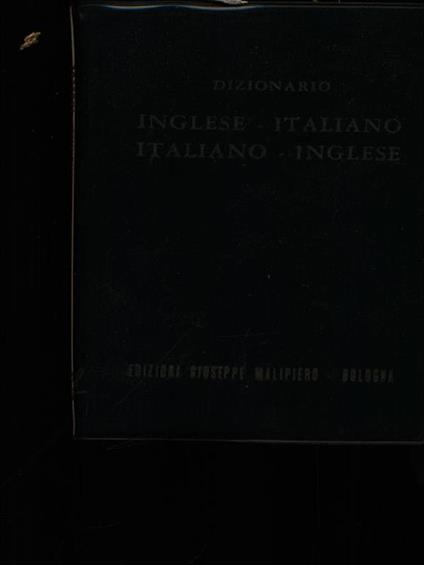 Dizionario inglese italiano italiano inglese - copertina