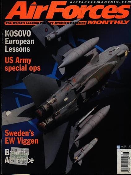 AirForces Monthly June 2000 - copertina