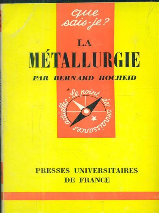 La metallurgie - copertina