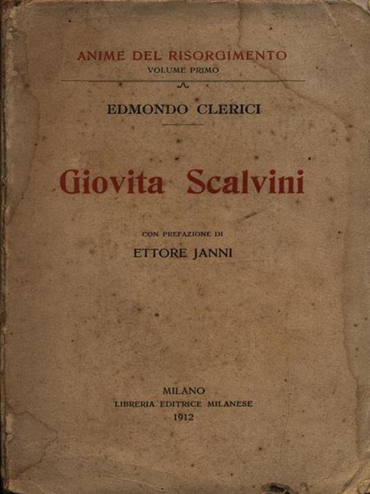 Giovita Scalvini - copertina