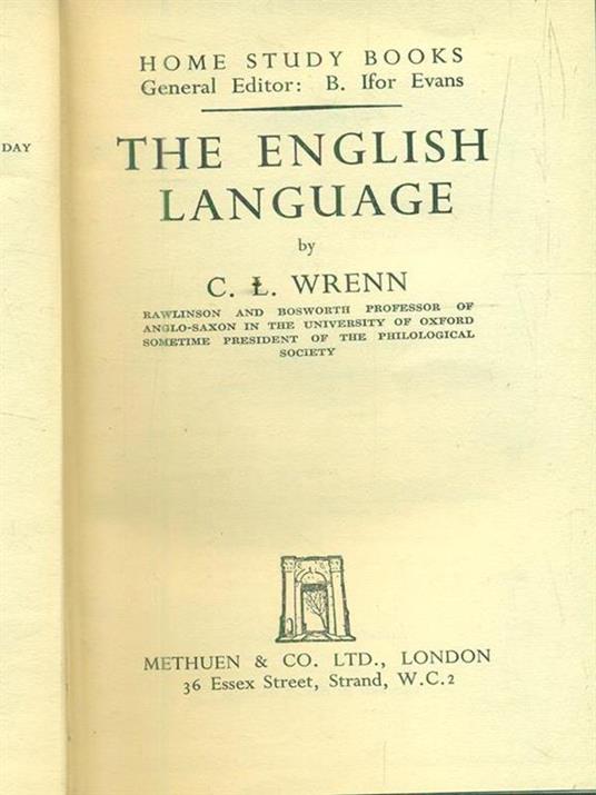The english language - copertina