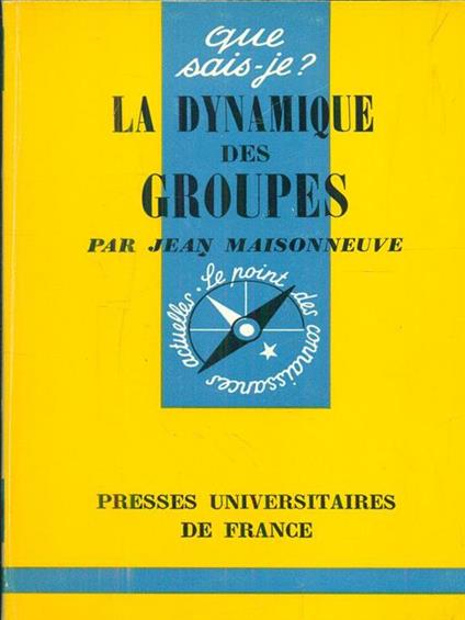 La dynamique des groupes - copertina