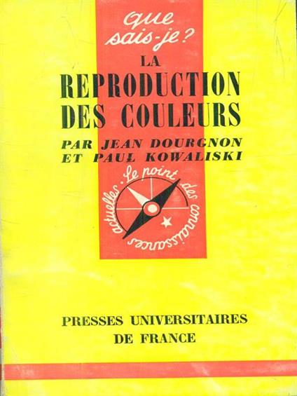 La reproduction des couleurs - copertina