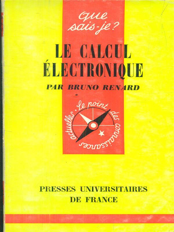 Le calcul electronique