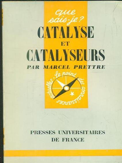 Catalyse et catalyseurs - copertina