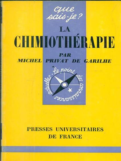 La chimiotherapie - copertina