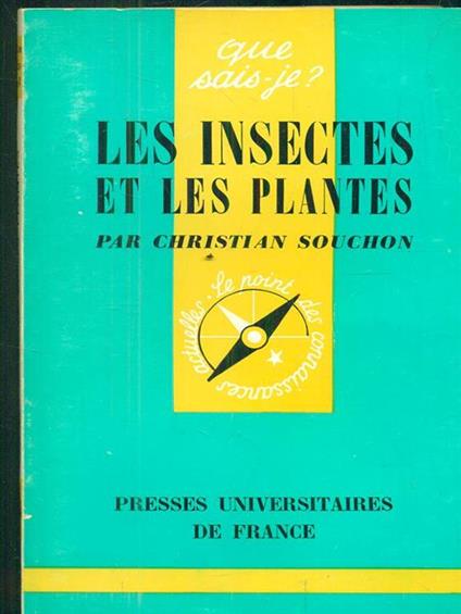 Les insectes et les plantes - copertina
