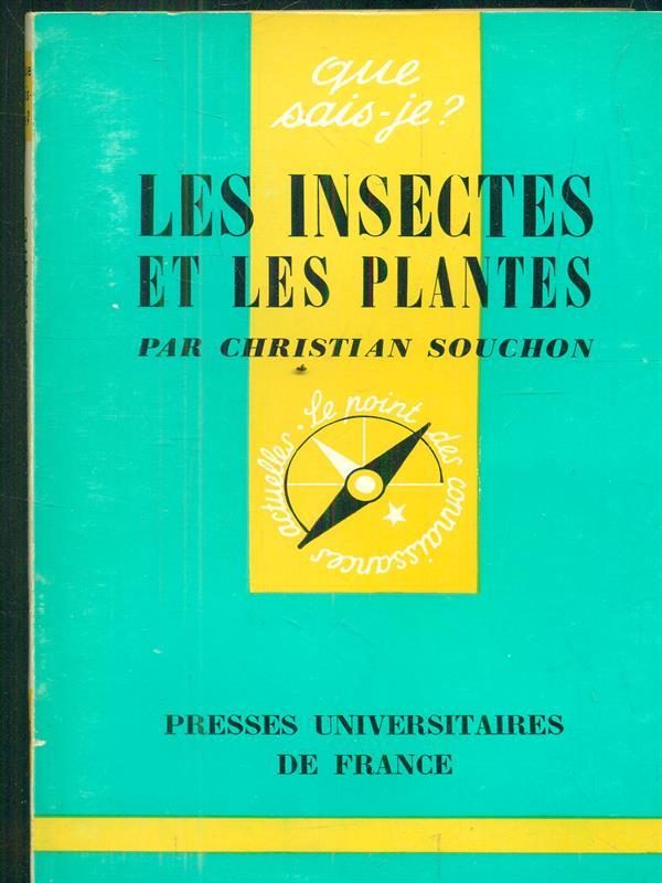 Les insectes et les plantes