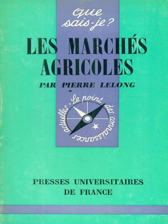 Les marches agricoles - copertina