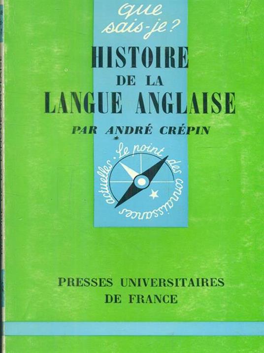 Histoire de la langue anglaise - copertina