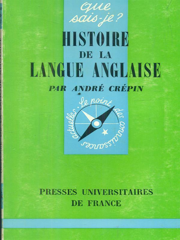 Histoire de la langue anglaise