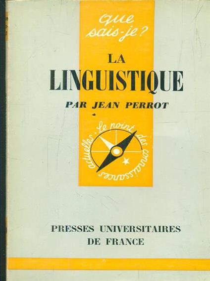 La linguistique - Jean Perrot - copertina