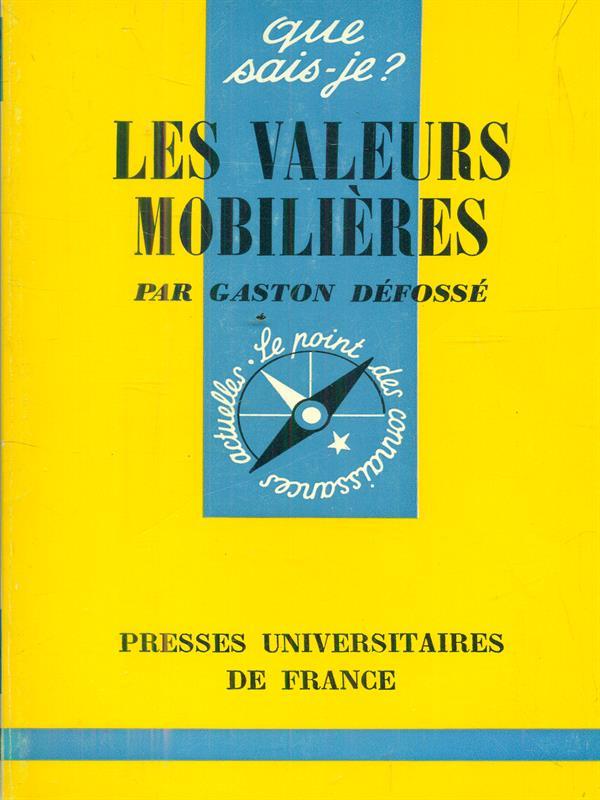 Les valeurs mobilieres