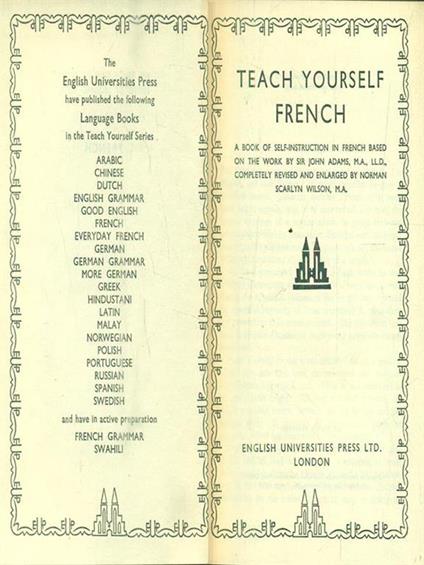 Teach yourself French - copertina
