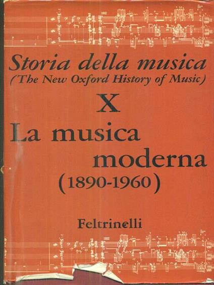 La musica moderna. 1890-1960 - copertina