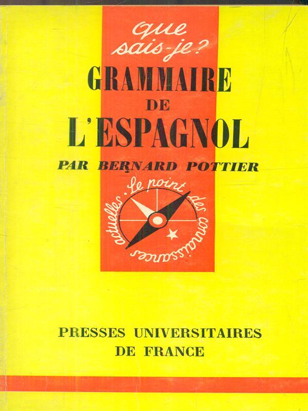 Grammaire de l'espagnol