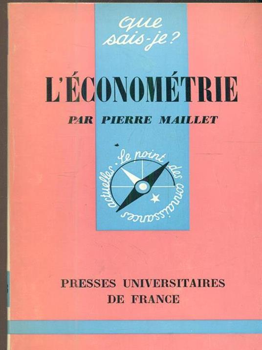 L' econometrie - Pierre Maillet - copertina