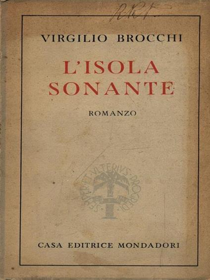 L' isola sonante - Virgilio Brocchi - copertina