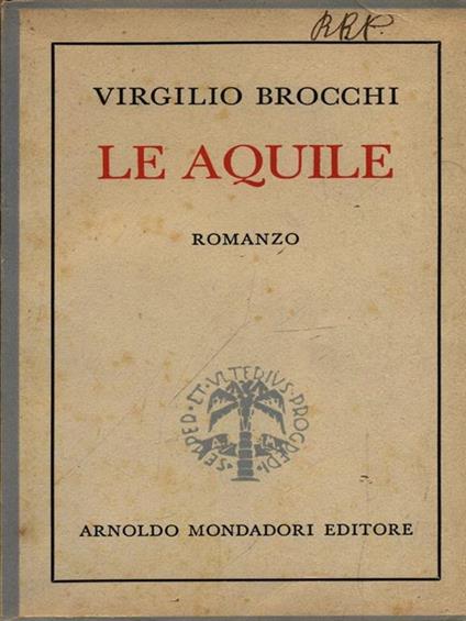 Le aquile - Virgilio Brocchi - copertina