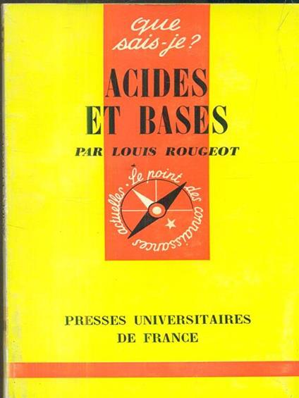 Acides et bases - copertina