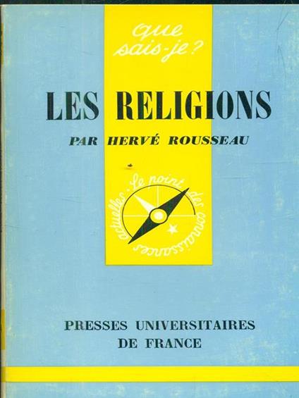 Les religions - Hervé Rousseau - copertina