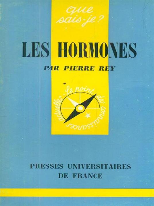 Les hormones - Pierre Rey - copertina
