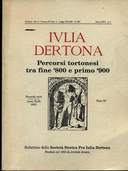 Iulia Dertona n. 1/2001 - copertina