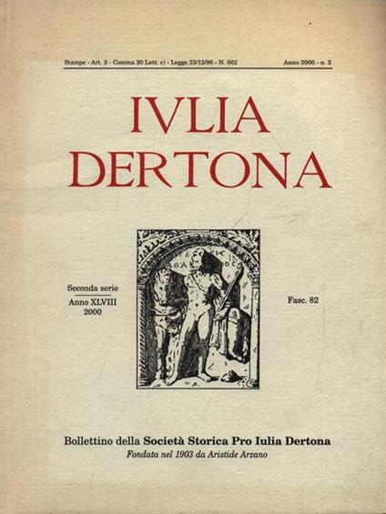 Iulia Dertona n. 2/2000 - copertina