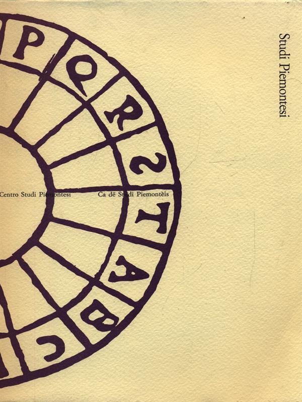 Studi Piemontesi vol. XXXI fasc. 2/2002