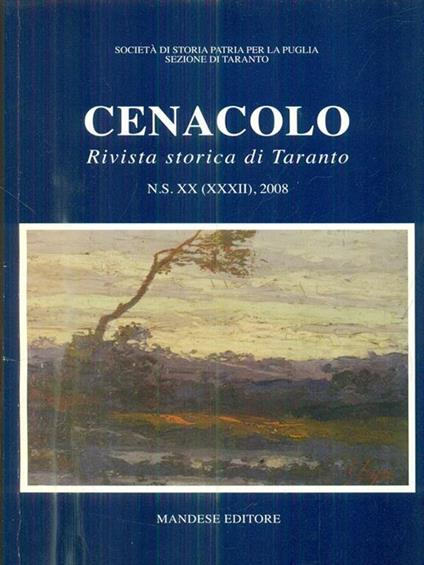 Cenacolo. Rivista storica di Taranto. XX, 2008 - copertina