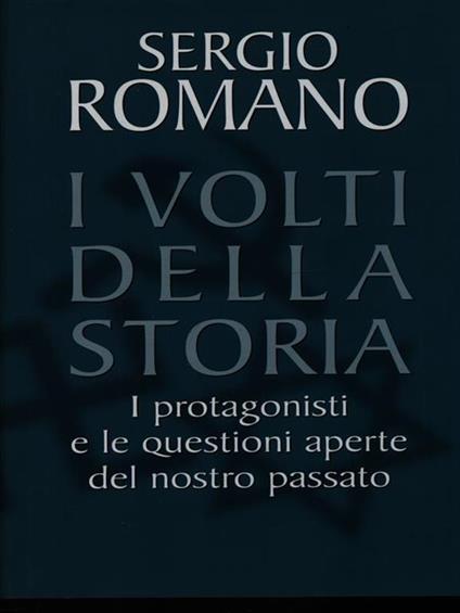 I volti della storia - Sergio Romano - copertina