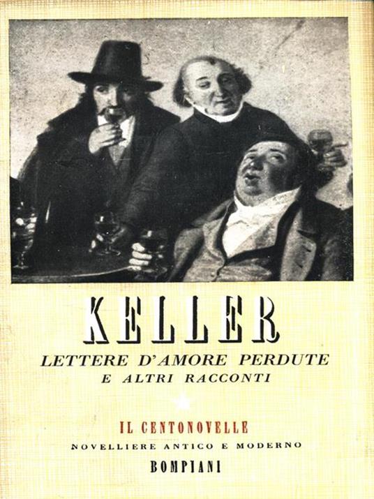 Lettere d'amore perdute - Gottfried Keller - copertina