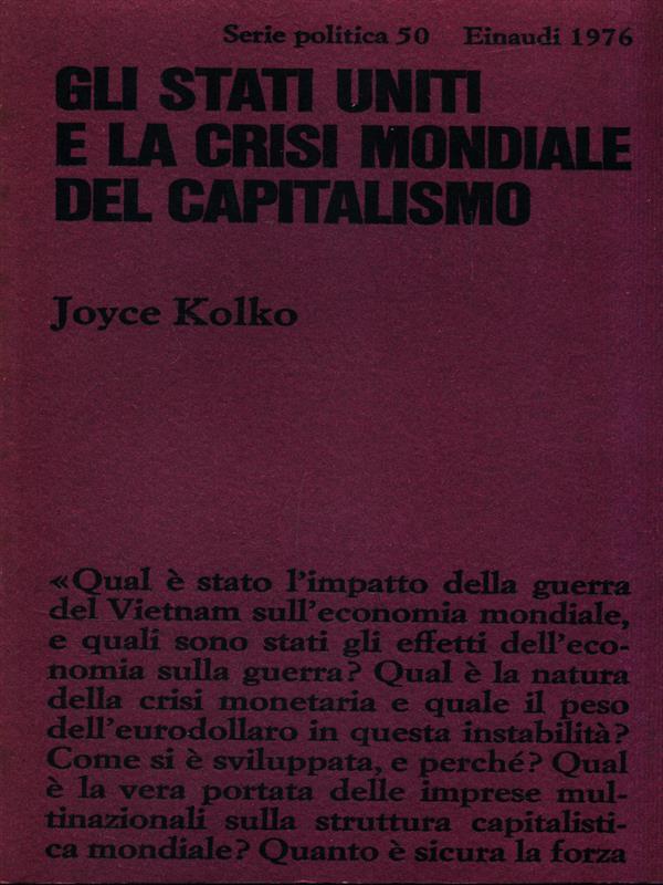 Gli stati Uniti e la crisi mondiale del capitalismo