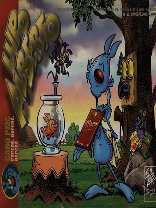 Lupo Alberto n. 196/ottobre 2001 - copertina