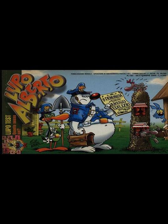 Lupo Alberto n. 183/settembre 2000 - copertina
