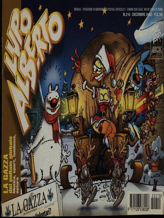 Lupo Alberto n. 210/dicembre 2002 - copertina