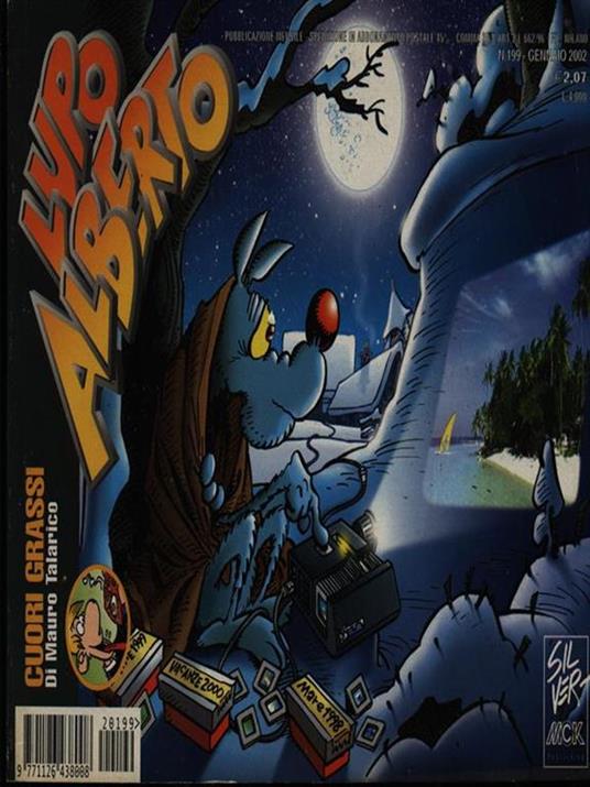 Lupo Alberto n. 199/gennaio 2002 - copertina