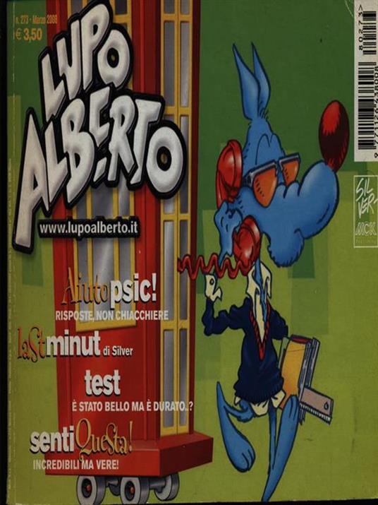 Lupo Alberto n. 273/marzo 2008 - copertina