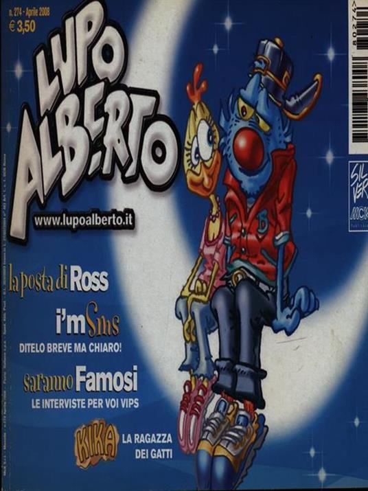 Lupo Alberto n. 274/aprile 2008 - copertina