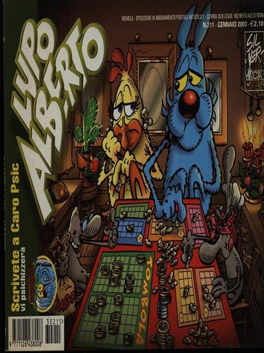Lupo Alberto n. 211/gennaio 2003 - copertina