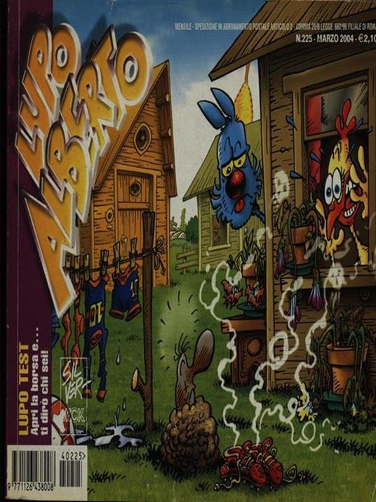 Lupo Alberto n. 225/marzo 2004 - copertina