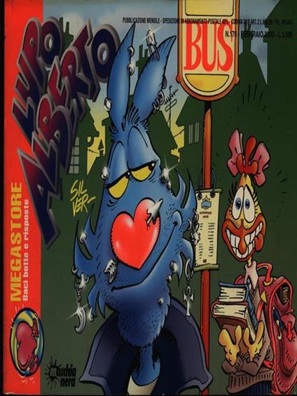 Lupo Alberto n. 176/febbraio 2000 - copertina