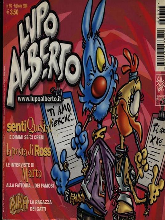 Lupo Alberto n. 272/febbraio 2008 - copertina
