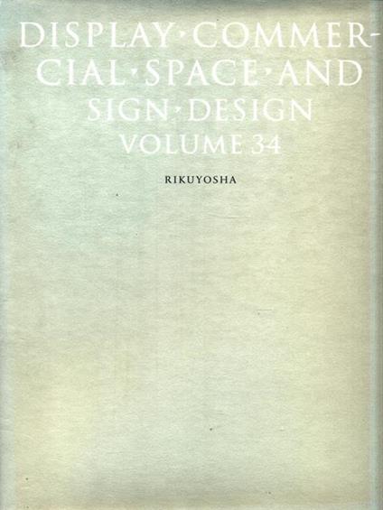 Display commercial space and sign design. Volume 34 - copertina