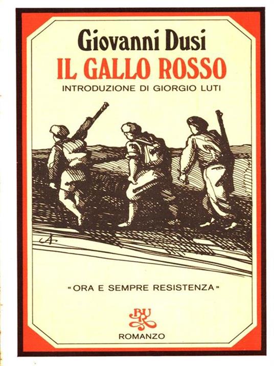 Il gallo rosso - Giovanni Dusi - copertina