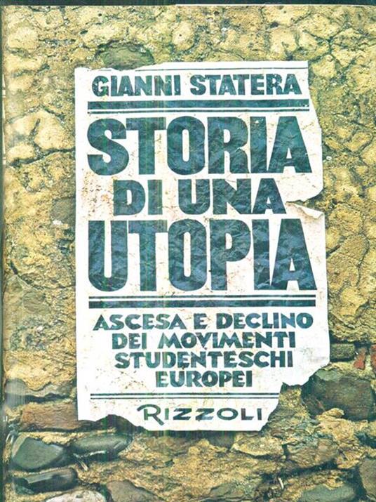 Storia di una utopia - Gianni Statera - copertina