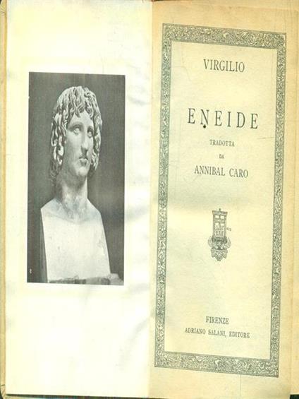 Eneide - Publio Virgilio Marone - copertina