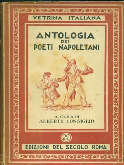 Antologia dei poeti napoletani - Alberto Consiglio - copertina