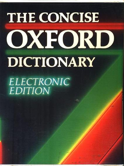 The concise Oxford dictionary. Con 6 Floppy Disk - copertina