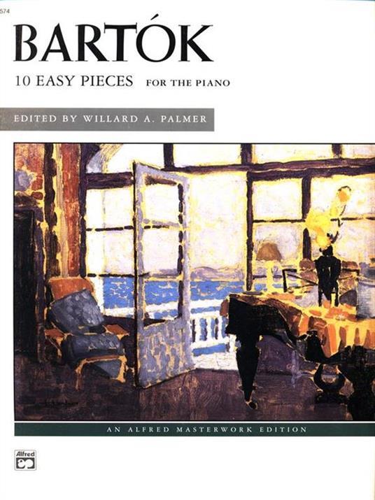 Bartok. 10 Easy Pieces for the piano - Willard A. Palmer - copertina